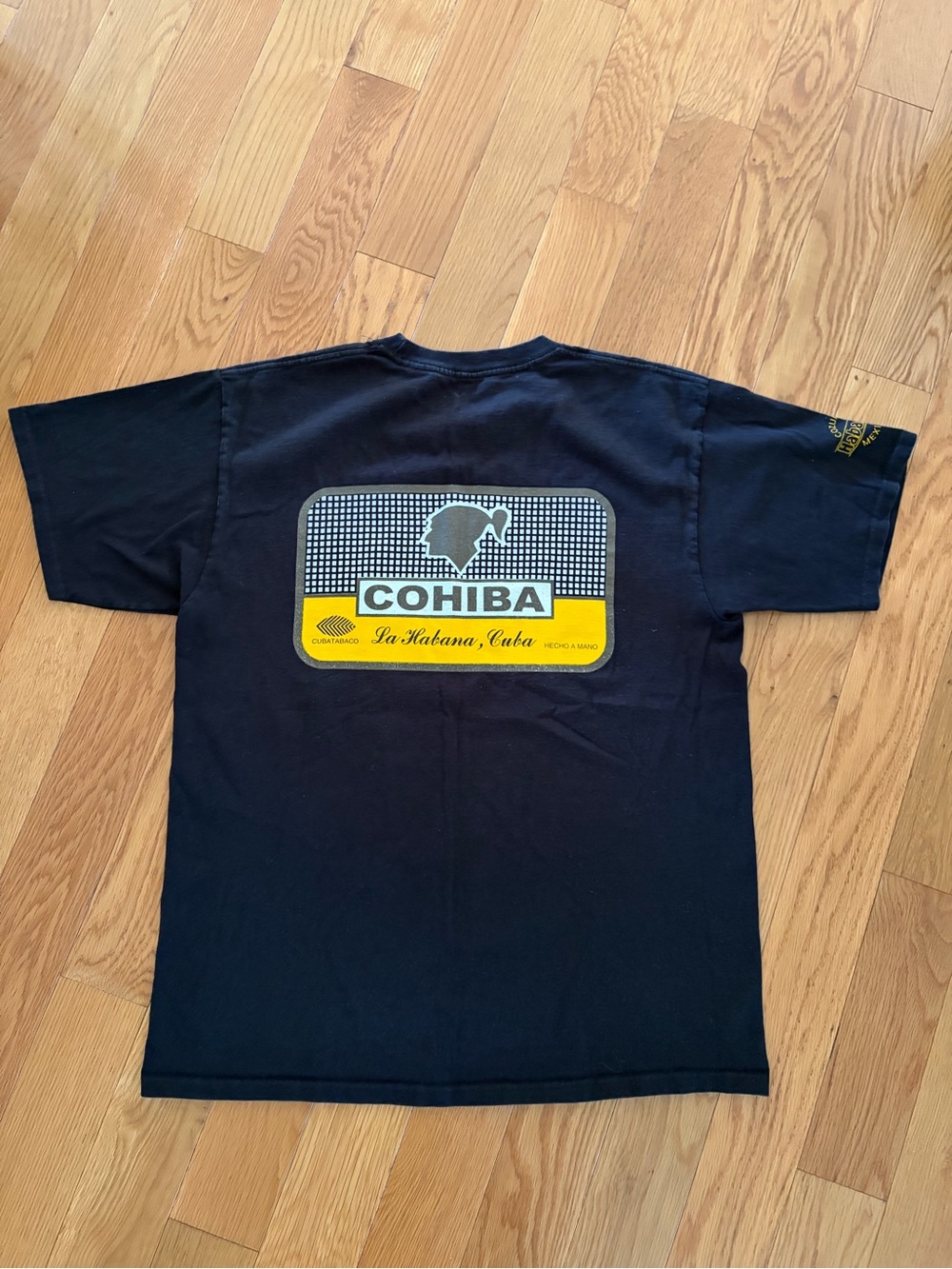 Cohiba Cigar Black Logo Graphic Tee - Men
